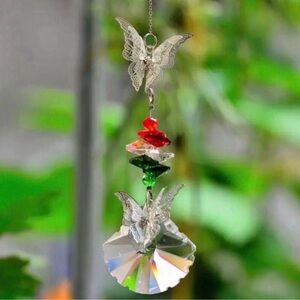 Crystal Butterfly Suncatcher
